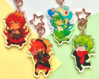Your Turn to Die Floormaster Acrylic Charms