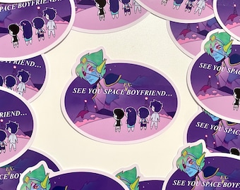 OMORI Space Boyfriend Vinyl Sticker