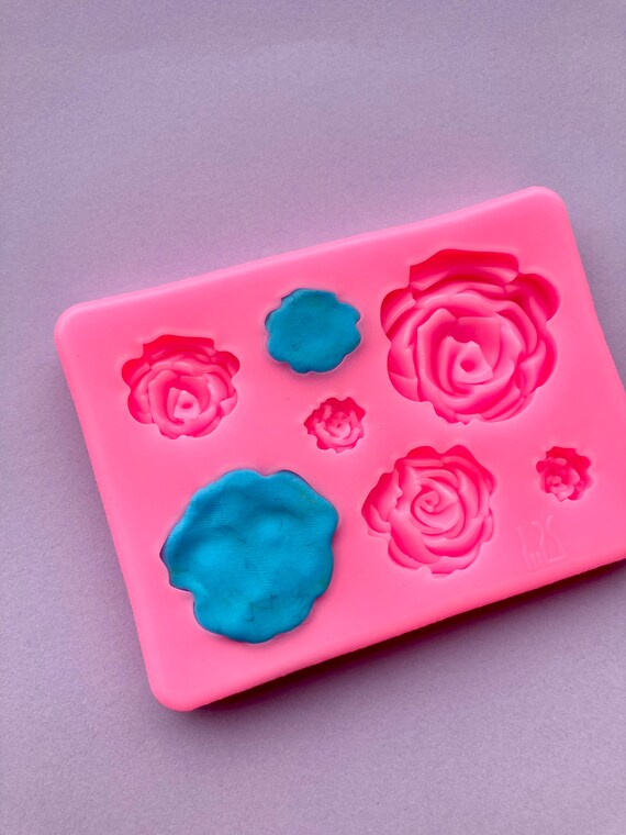 Sculpey Tools Silicone Oven-Safe Mold, Flowers