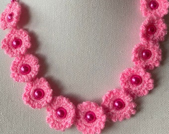 Handmade Crochet Necklace/Crochet Choker