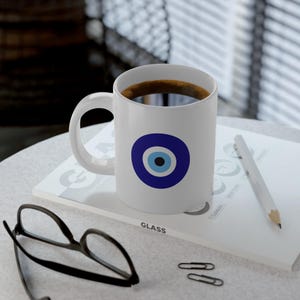 May Every Evil Eye in Your Life Go Blind Witchy Tarot Jumbo Mug, 20oz