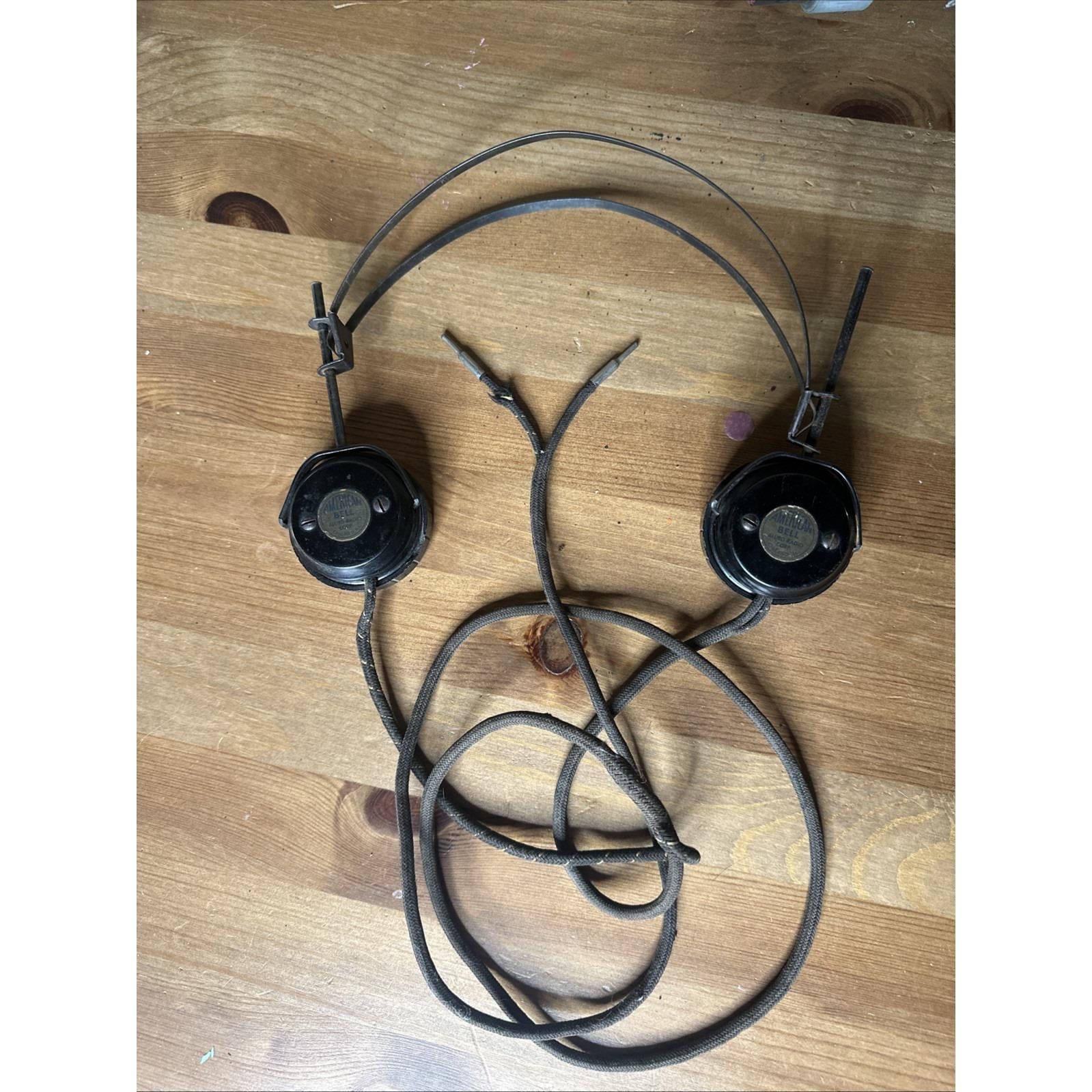 Vintage radio headphones - Etsy 日本