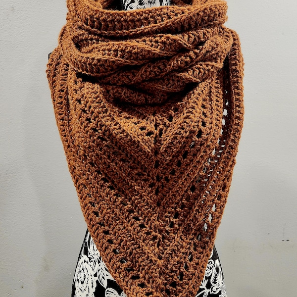 Wild Oleander Hooded Scarf(ready to ship)