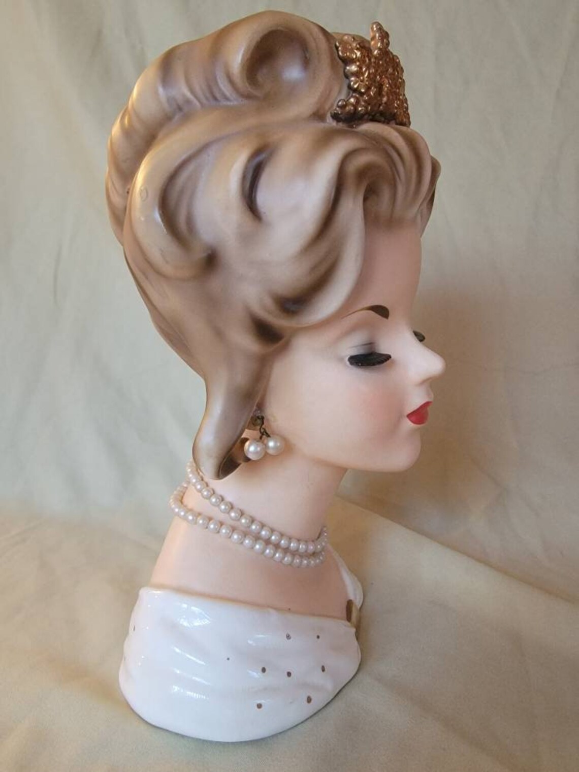 RARE Vintage 10 INARCO Lady Head Vase Etsy