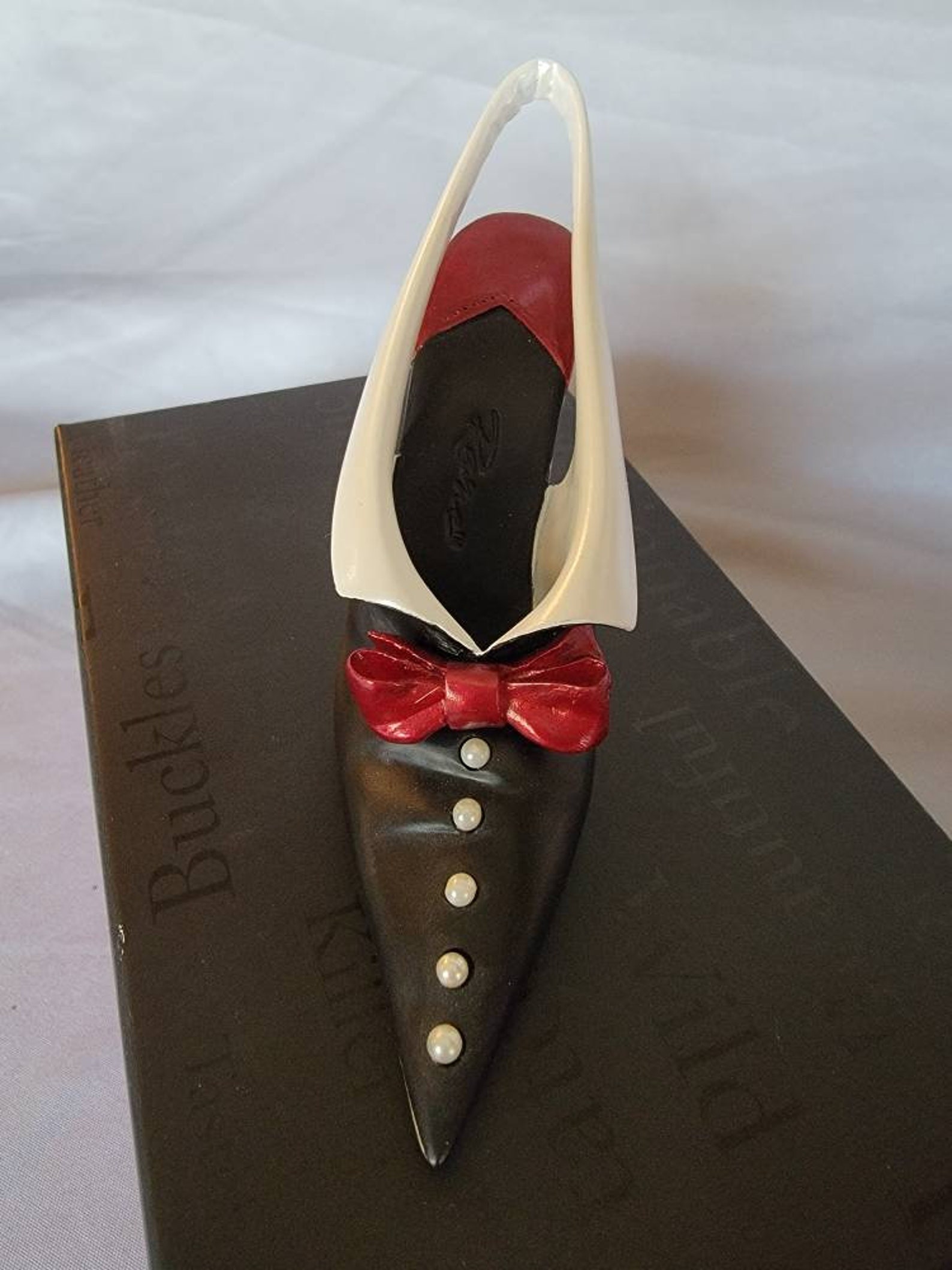Collectible Just the Right Shoe black Tie Etsy