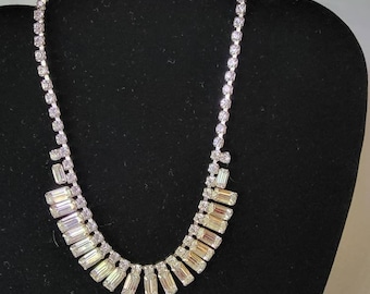 Conjunto de joyería vintage con collar WEISS