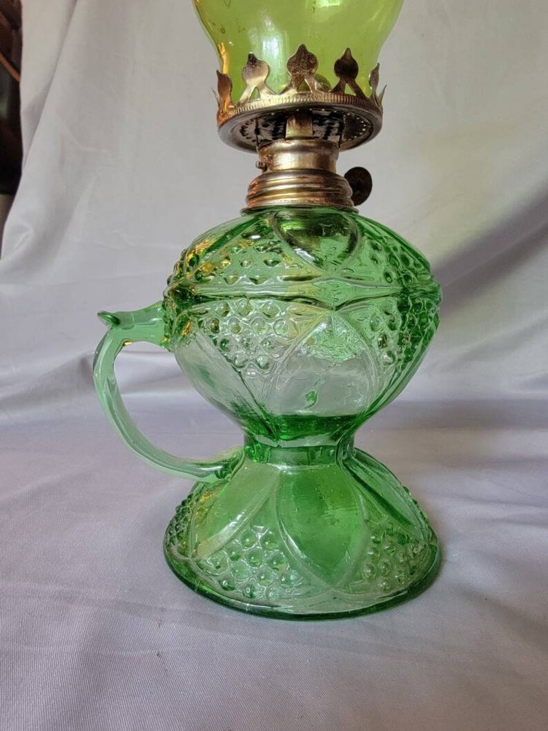Vintage Green Oil Lamp Hong Kong Etsy Australia