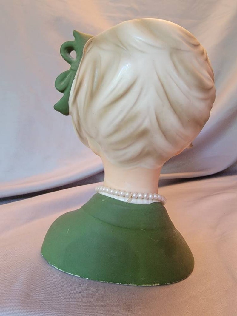 Vintage Napco Lady Head Vase C8497 Etsy