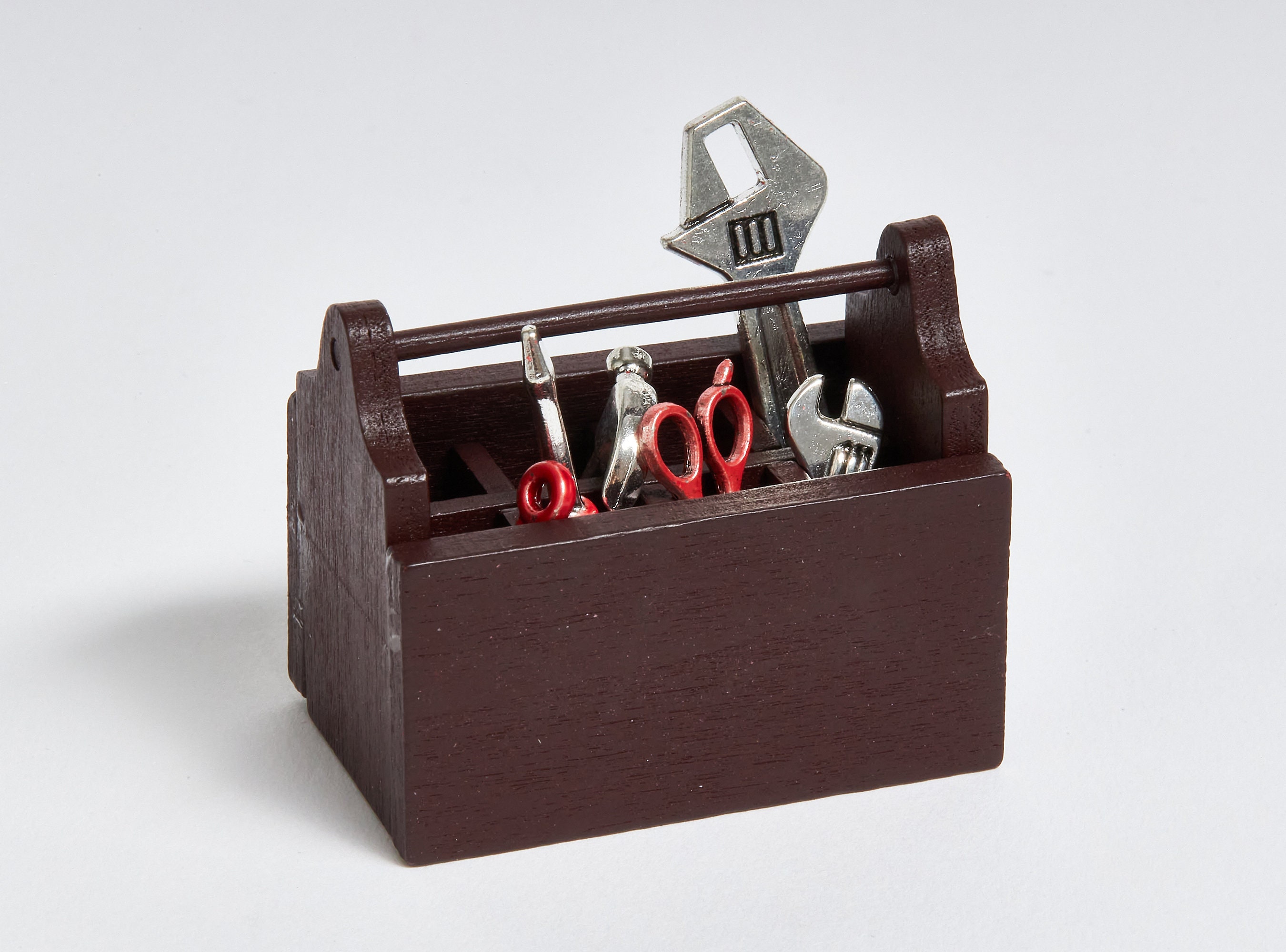 Dollhouse Miniature Tool Box and Tools 