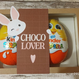Doppia scatolina ovetti kinder personalizzabile