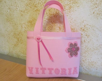 Borsetta con manici in gomma eva personalizzata Italia