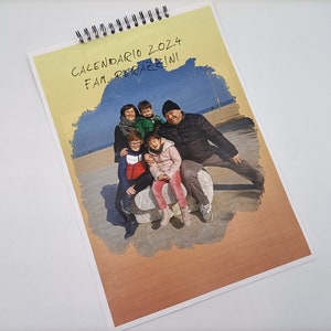 Calendario fotografico famiglia - personalizzabile