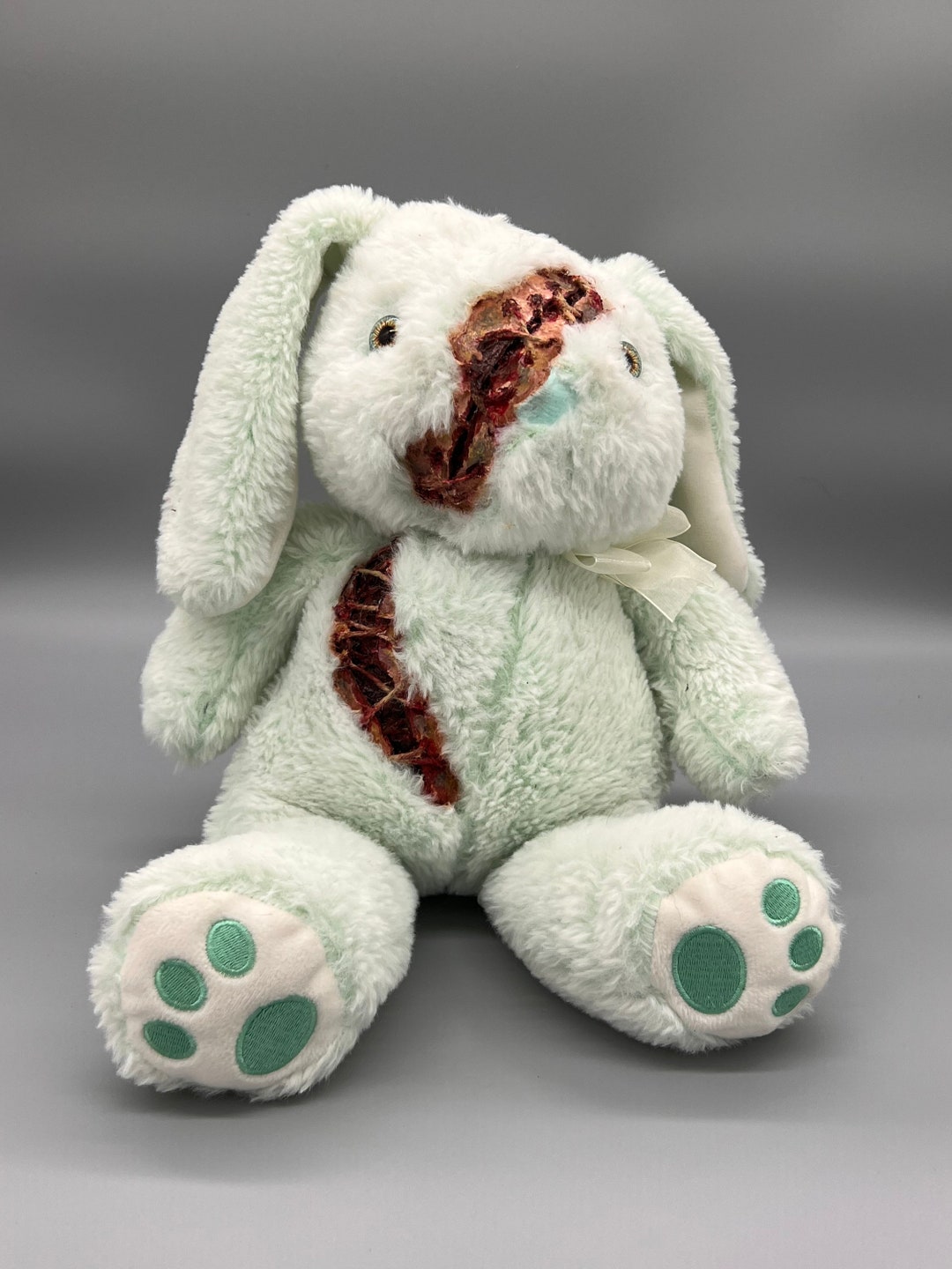 Stitched Bunny // Spooky Creepy Gore Horror Stuffed Animal // 