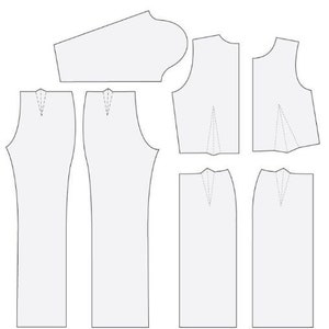 Custom Slopers Made With Your Measurements, Basic Pattern Blocks for Women, Bodice Blocks, Pants Block, Skirt Block, Sleeve Blocks
