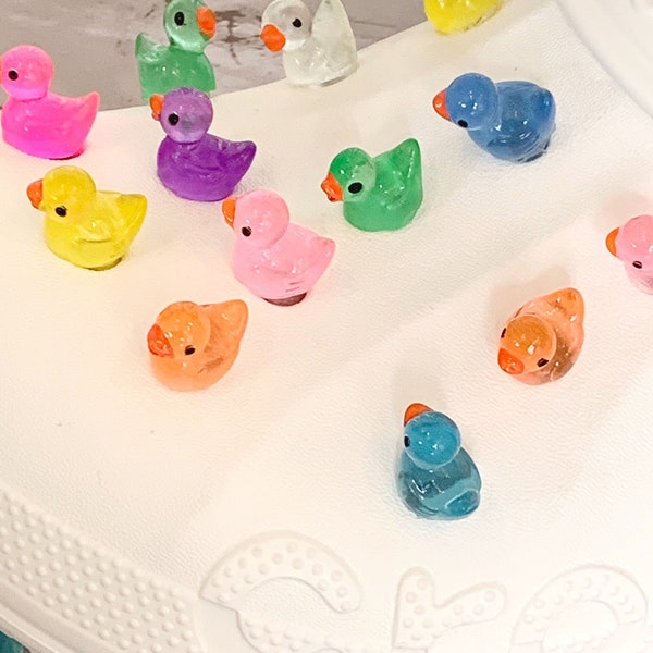 3D Duck shoe charms set