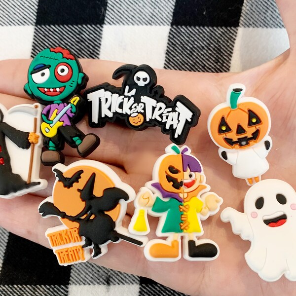 Halloween Jibbitz Pack for Crocs Etsy