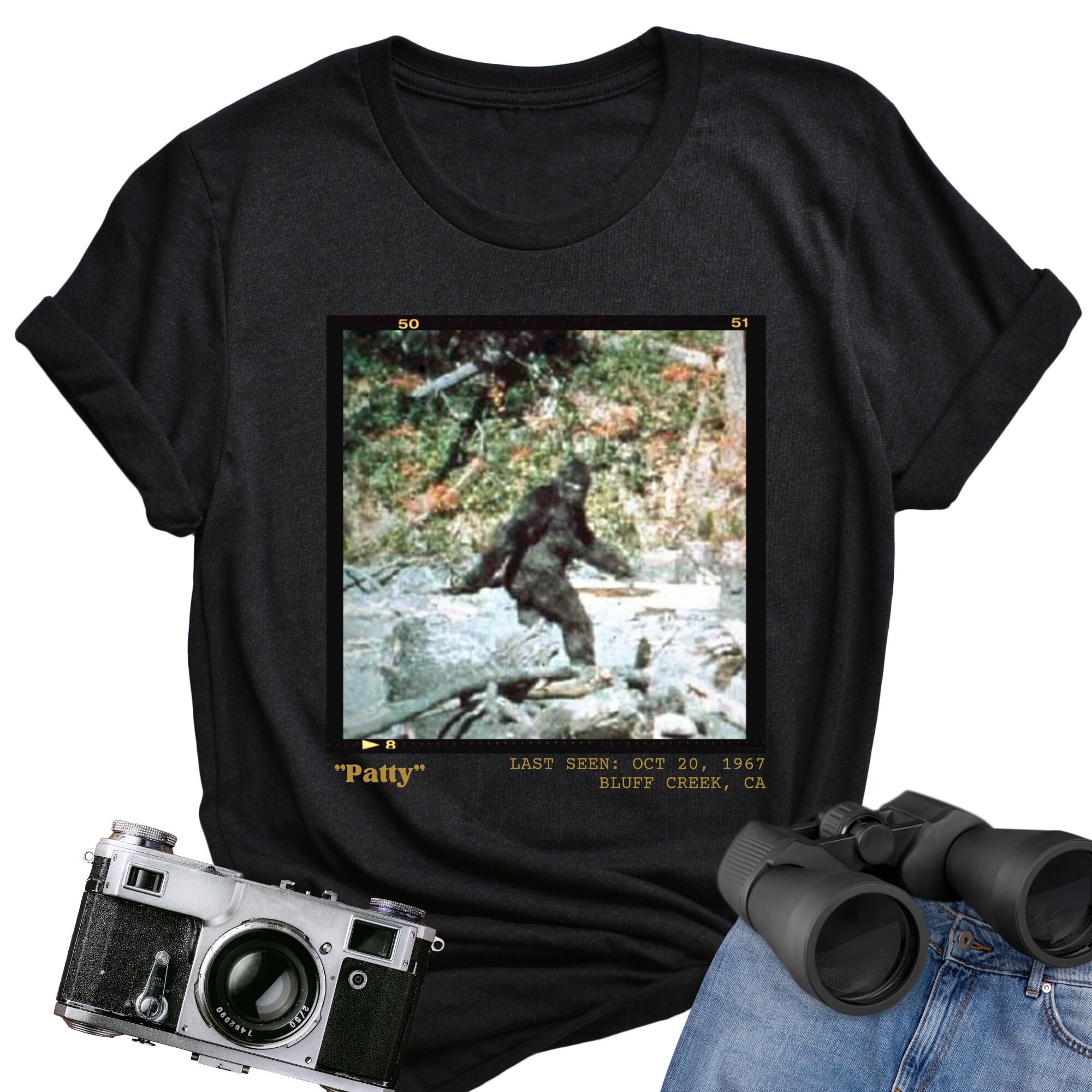 bigfoot t shirts etsy