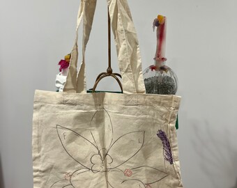 Sac fourre-tout à fleurs pour les yeux