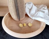 Gedrechselte Holzschale | Obstschale | Dekoschale handgemacht im Bregenzerwald | Upcycling aus Holzresten