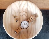 Gedrechselte Schmuckschale Accoya | Holzschale | Dekoschale handgemacht im Bregenzerwald | Upcycling aus Holzresten