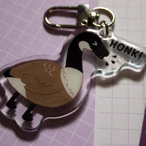 Honk! Goose Acrylic Keychain