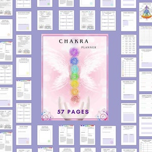 Chakra Planner / Energy Healing / Chakra Balancing Tools / Planning Printables