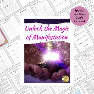 Law of Attraction a Guide on Manifesting/ Manifestation Magic /LOA /Visualization /369 Method/ 55x5 Method /Law of Vibration / Gratitude