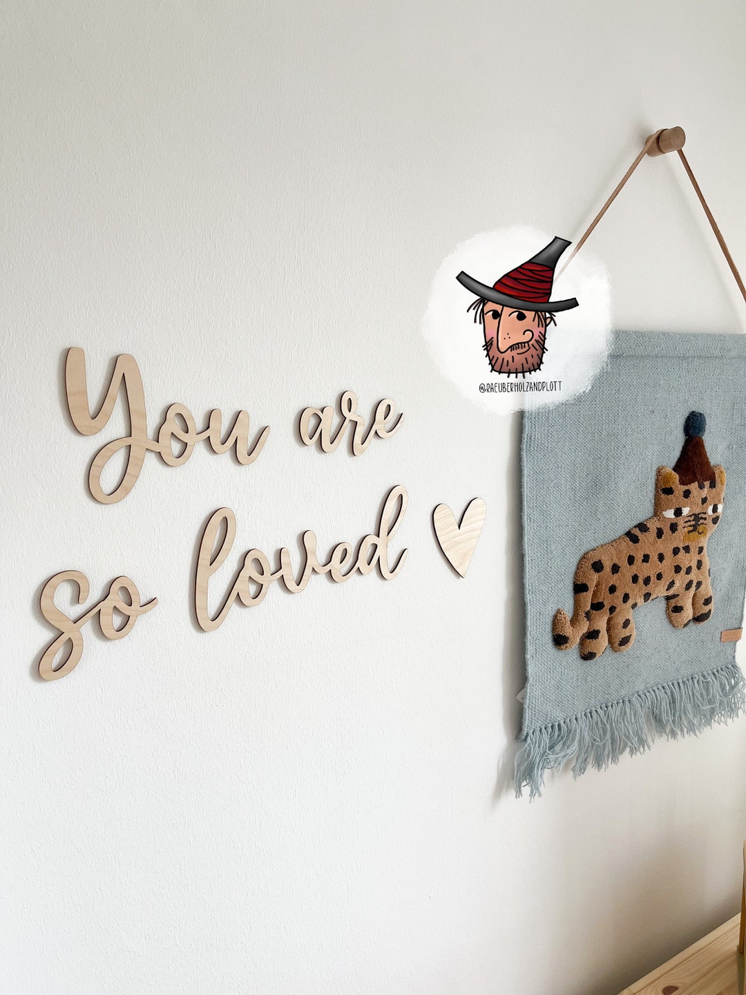 XXL Wall Tattoo Deco Wall Lettering Saying You Are so Loved Nursery ...