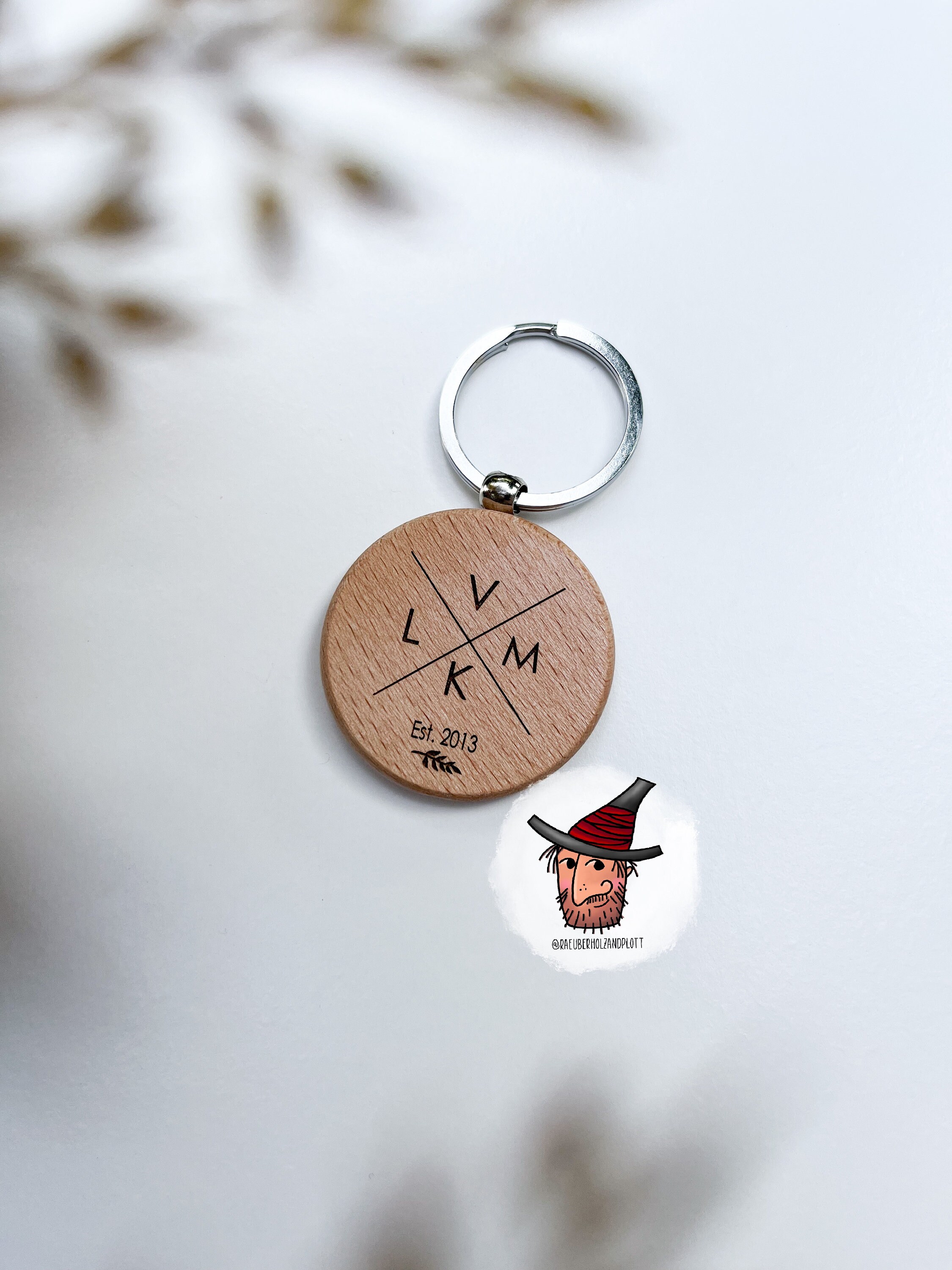 Personalisiertes Schlüsselanhänger-Set – Mit Anfangsbuchstaben & Motivierendem Spruch, Edelstahl, Geschenk Für Frauen