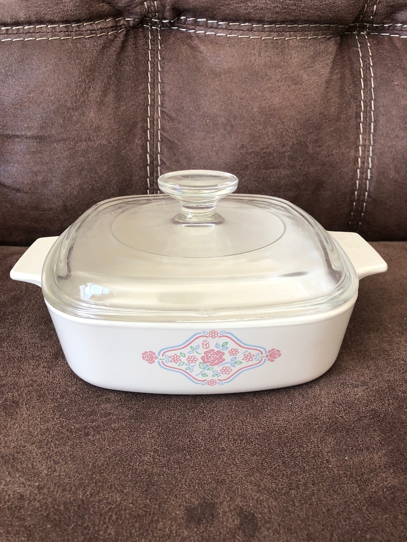 Corningware Friendship English Meadow Casserole Stove Top Etsy