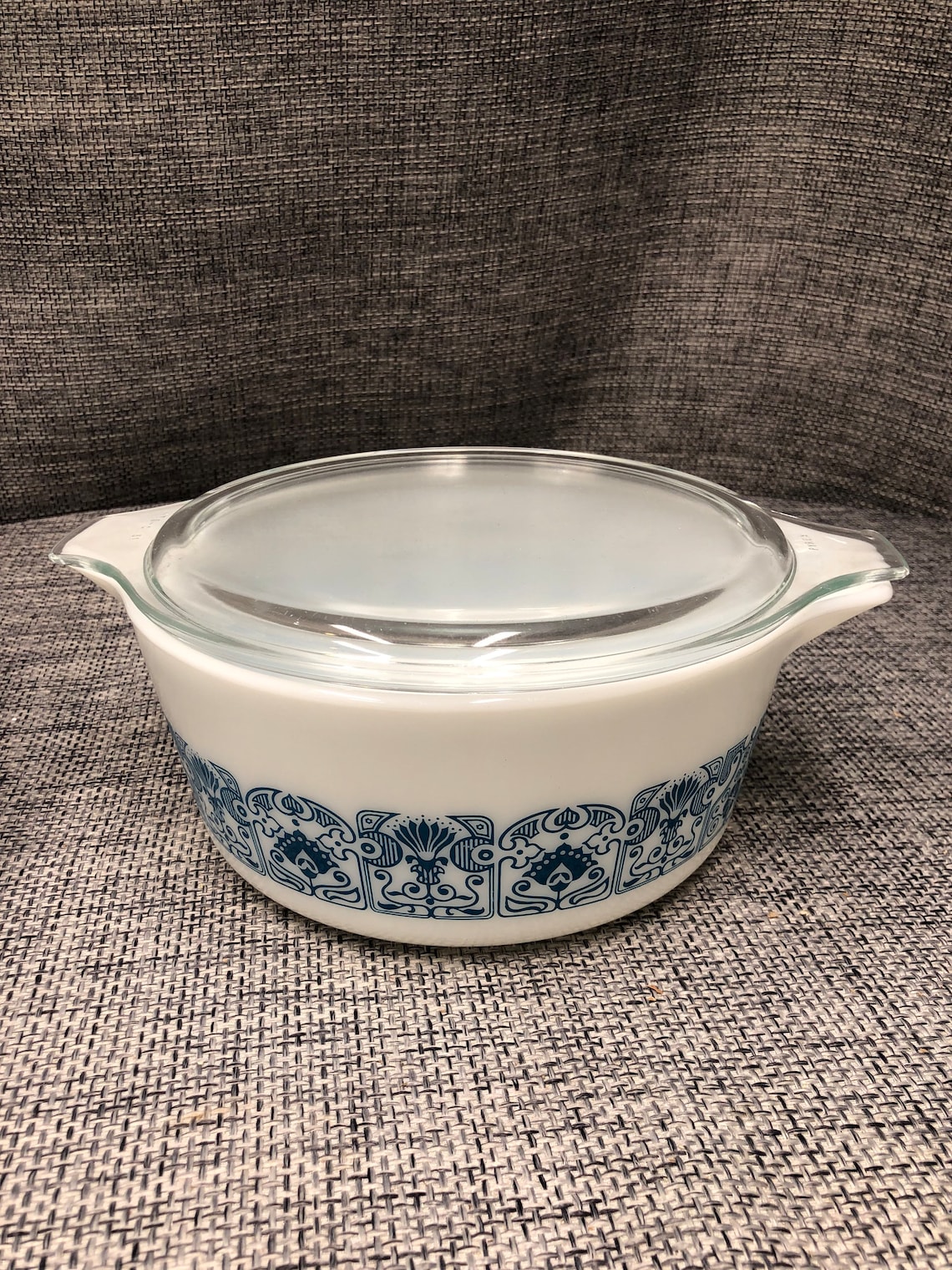 Pyrex Blue Horizons Casseroles 475,474,473,471 & Cinderella ...