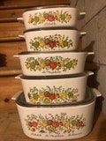 Corning ware Spice of Life dishes from Minis to 5QT Fridge, Bread, various sizes