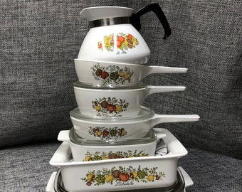 Corning Ware Spice of Life Dishes From Minis to 5QT Fridge, Bread
