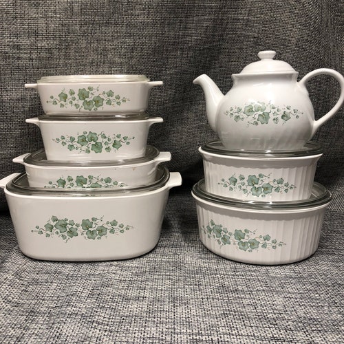 Vintage Corningware Callaway Iris Bakeware Set - Etsy