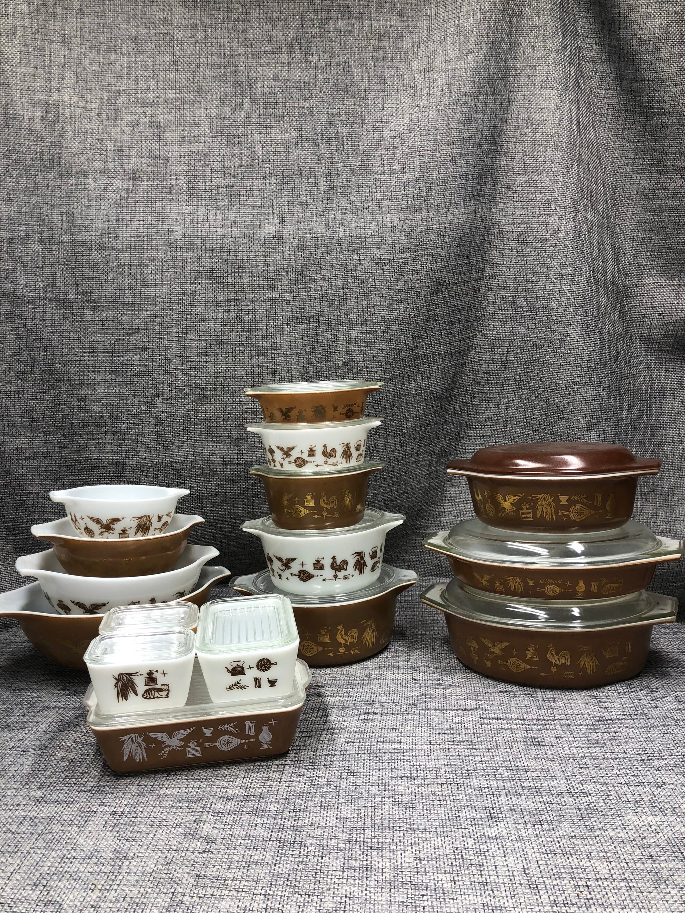 Pyrex Early American Casserole Dish, Cinderella, Fridges Dishes - Etsy