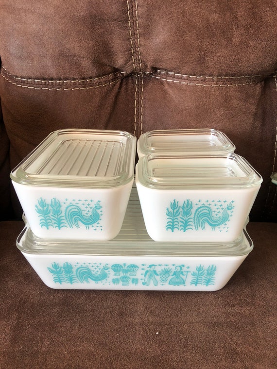 Pyrex Turquoise Cinderella, Fridge, Mixers, Casserole Dishes Sets
