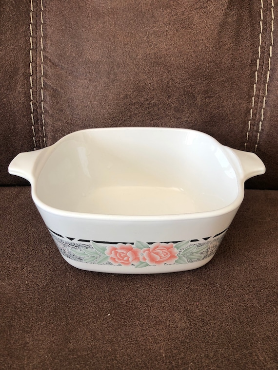 Corning Ware Silk & Roses Dishes Various Sizes Minis -- 5qt - Etsy