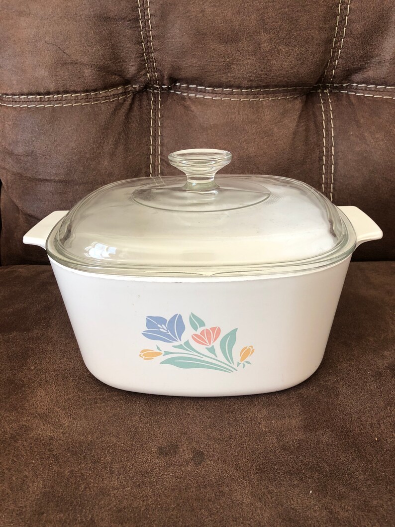 Corningware Friendship English Meadow Casserole Stove Top Etsy