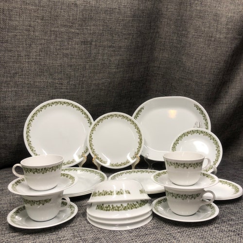 Corelle Crazy Daisy Spring Blossom Dinnerware Set - Etsy