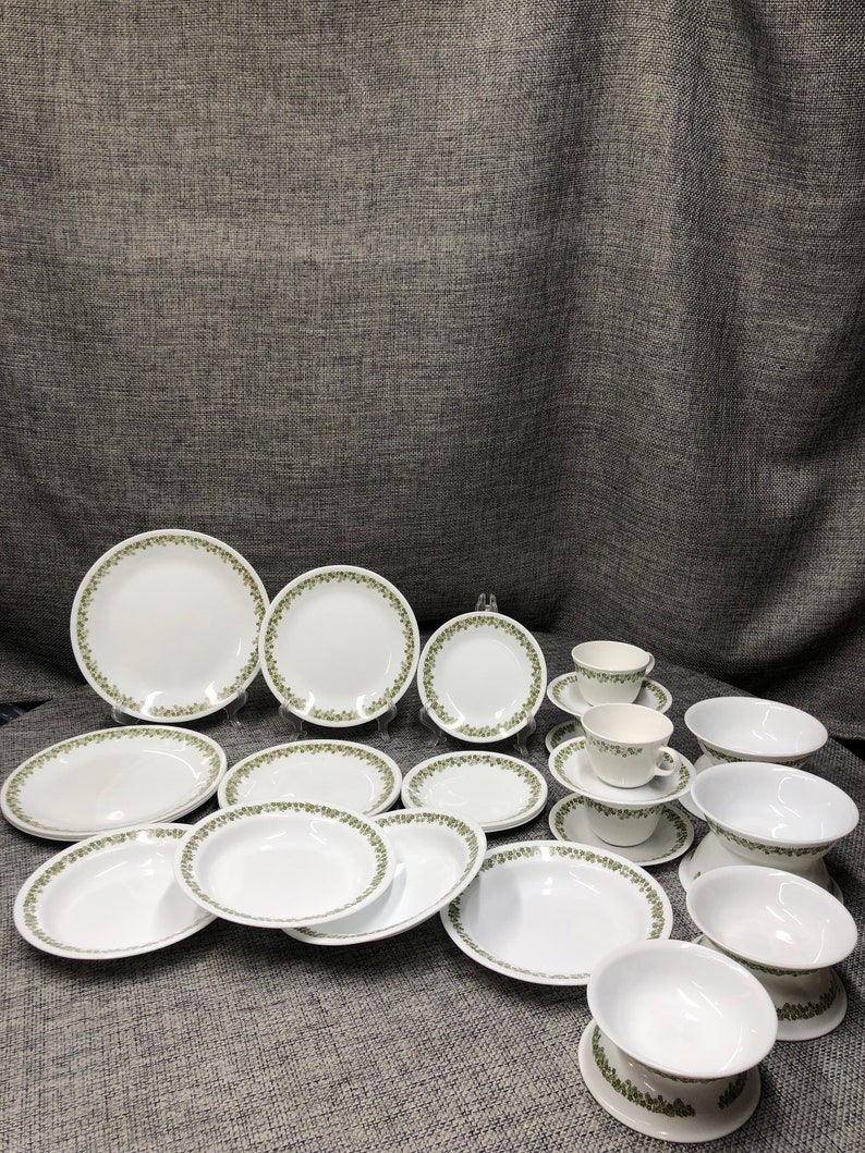 Corelle Crazy Daisy Spring Blossom Dinnerware Set - Thumbnail 4