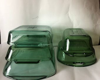 Anchor Hocking Green colorful bakeware