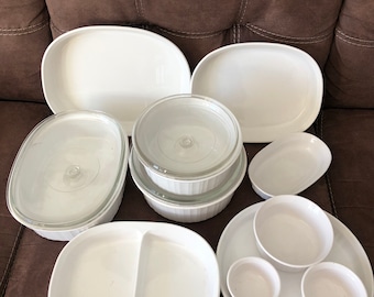 Corningware Original French white bakeware various sizes