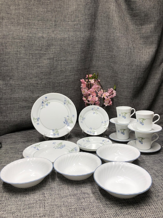 ばら売り可】コレール Corelle ブルー食器セット 24個 【公式通販】