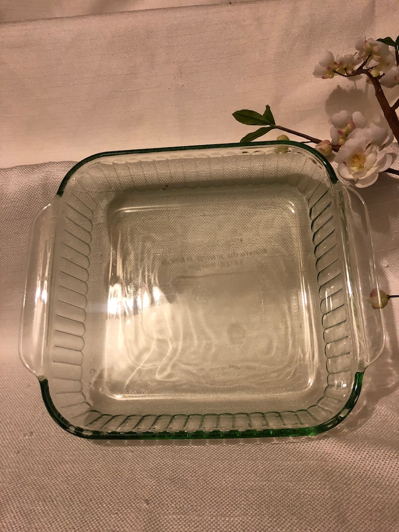 Pyrex green bakeware various sizes square dish