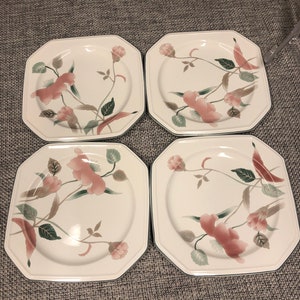 Mikasa Silk Flower Dinner, Luncheon plates, soup bowls, mugs, saucers, platter, casserole dish, soup Tureen lid, etc. image 10