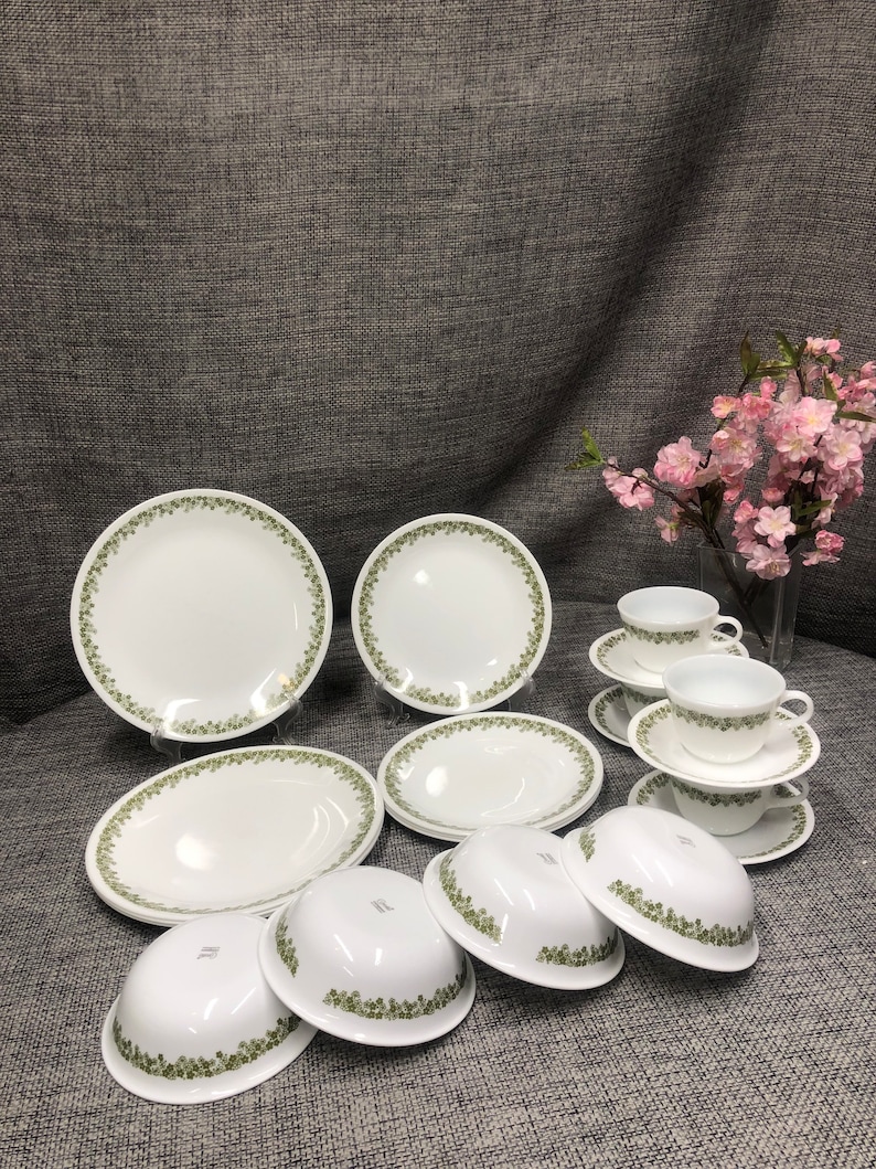 Corelle Crazy Daisy Spring Blossom Dinnerware Set - Thumbnail 5