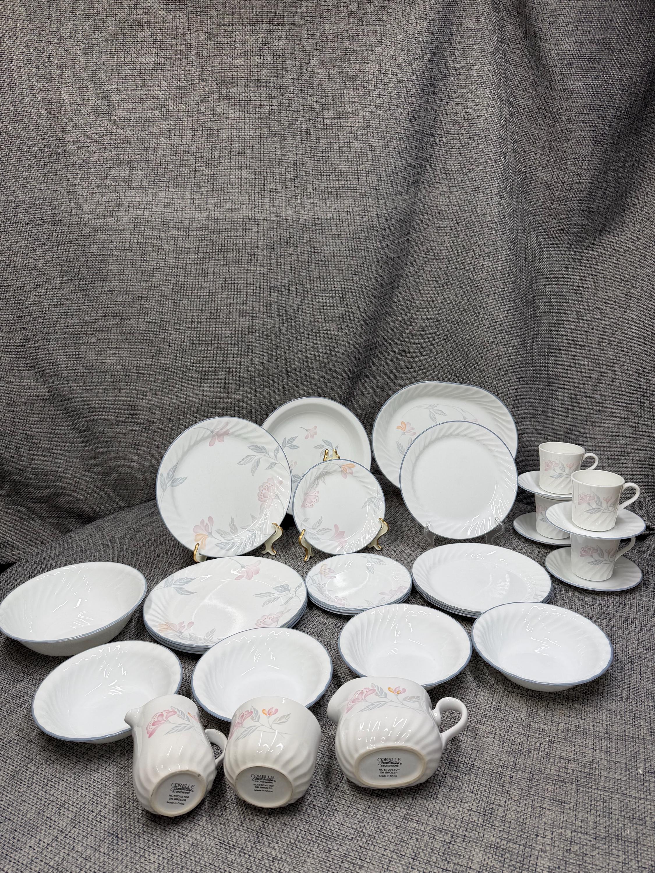 FAIENCERIE DE CHAROLLES MORIN 皿3枚セットクリーム FAIENCERIE DE