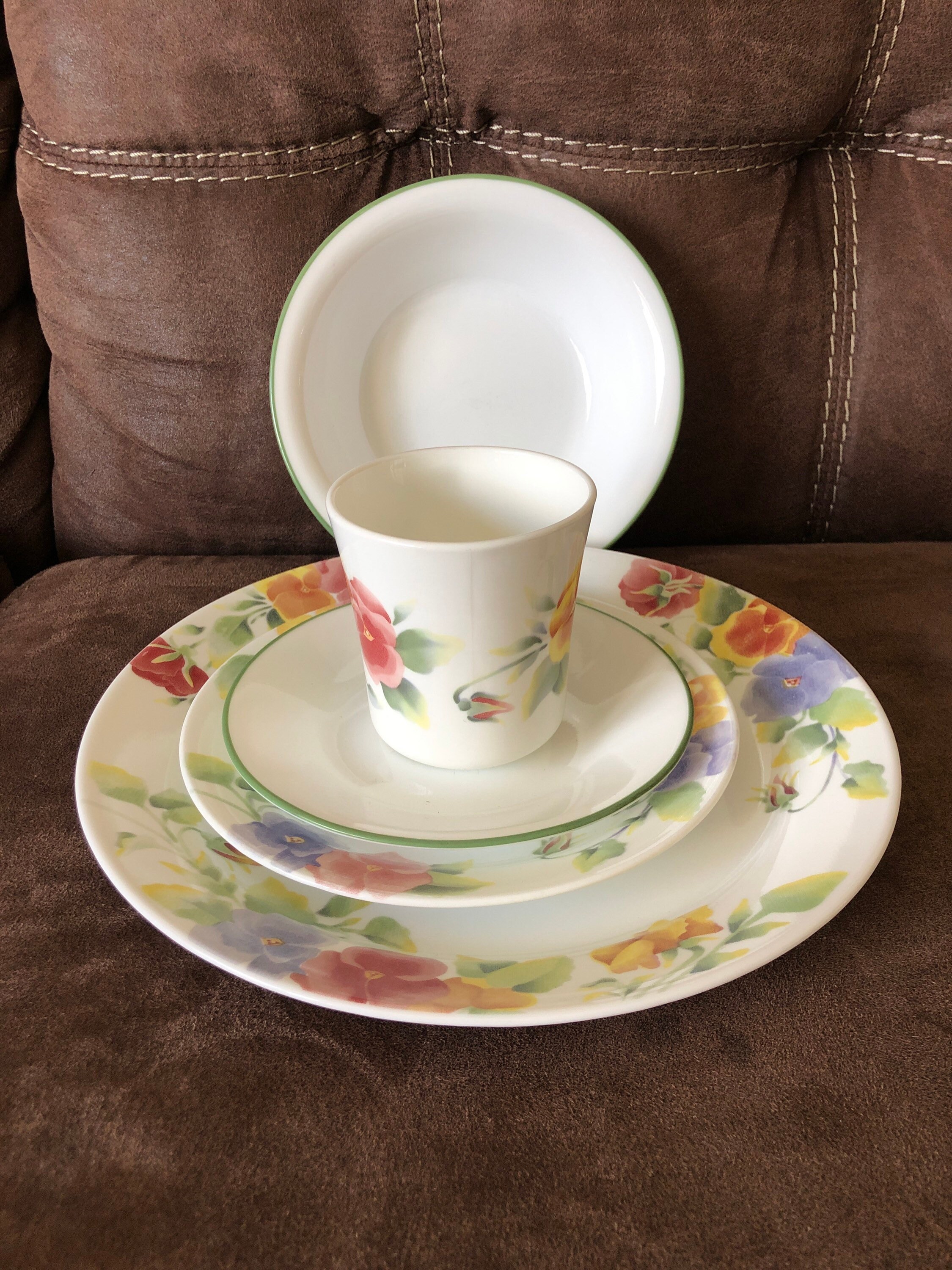 Corelle Summer Blush Dinner Butter Bread Saucer Cup Platter Sugar Creamer Gravy Boat Etsy Mexico