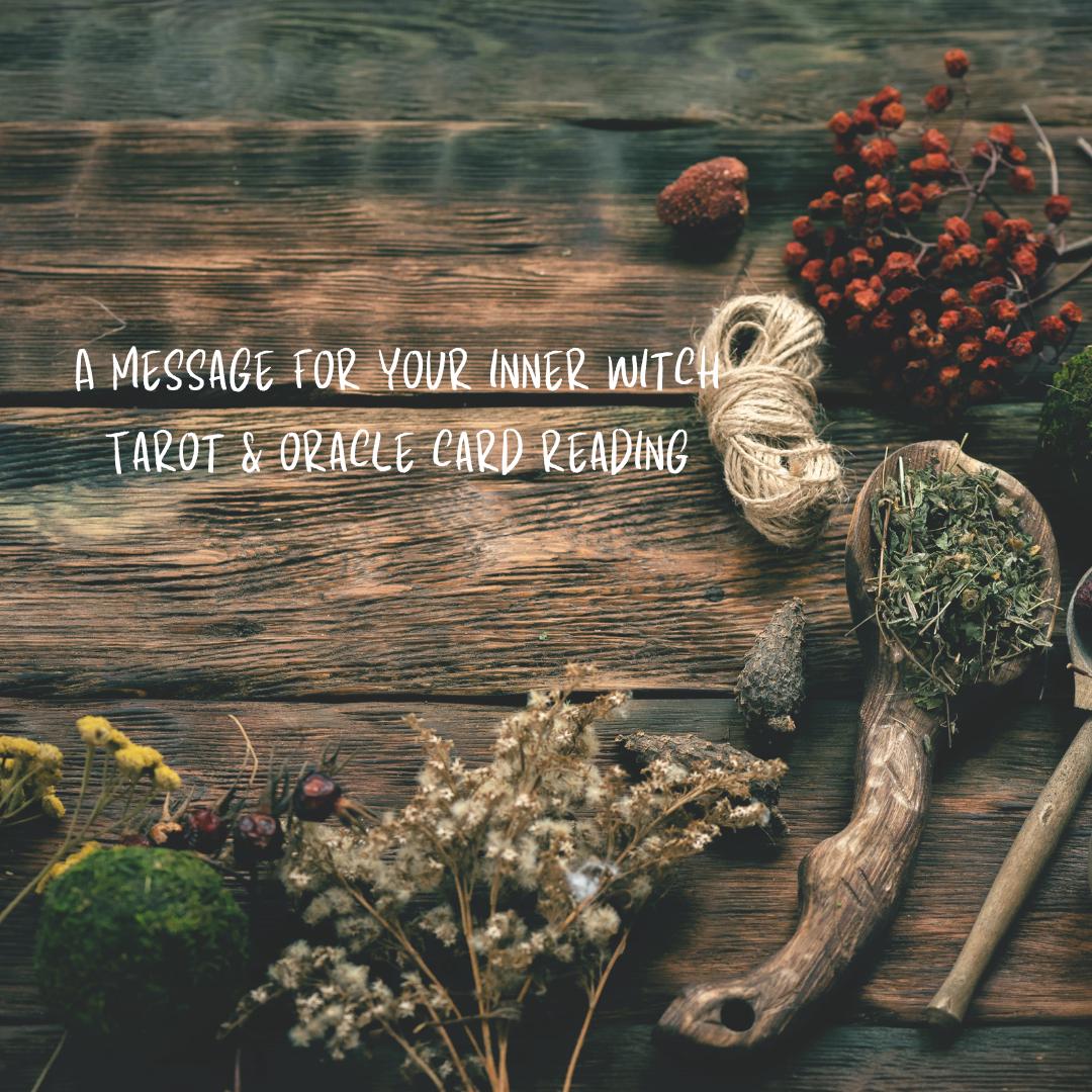 A Message for Your Inner Witch Tarot and Oracle Card Reading. - Etsy
