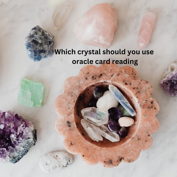 Which Crystal Will Help You Right Now? Oracle Card Reading, Crystals Reading.
